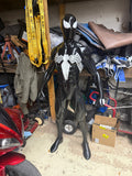 life size black suit spiderman